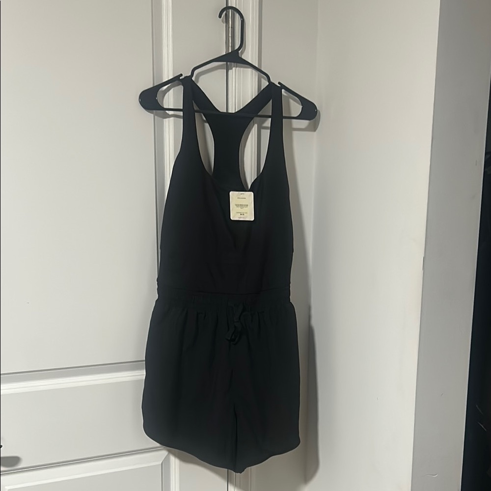 Black Sleeveless Romper